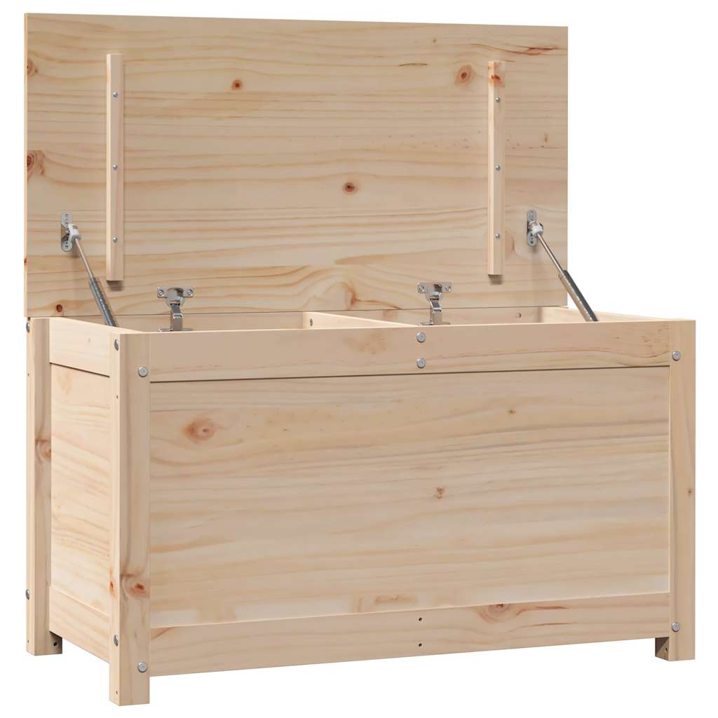 opbevaringskasse 80x40x45,5 cm massivt fyrretræ