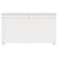 opbevaringskasse 80x40x45,5 cm massivt fyrretræ hvid