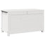 opbevaringskasse 80x40x45,5 cm massivt fyrretræ hvid