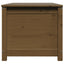 opbevaringskasse 110x50x45,5 cm massivt fyrretræ gyldenbrun