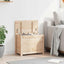 opbevaringskasse 60x32x45,5 cm massivt fyrretræ