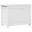 opbevaringskasse 60x32x45,5 cm massivt fyrretræ hvid