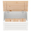 opbevaringskasse 59,5x36,5x33 cm massivt fyrretræ hvid