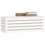 opbevaringskasse 89x36,5x33 cm massivt fyrretræ hvid