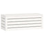 opbevaringskasse 89x36,5x33 cm massivt fyrretræ hvid