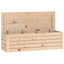 opbevaringskasse 109x36,5x33 cm massivt fyrretræ