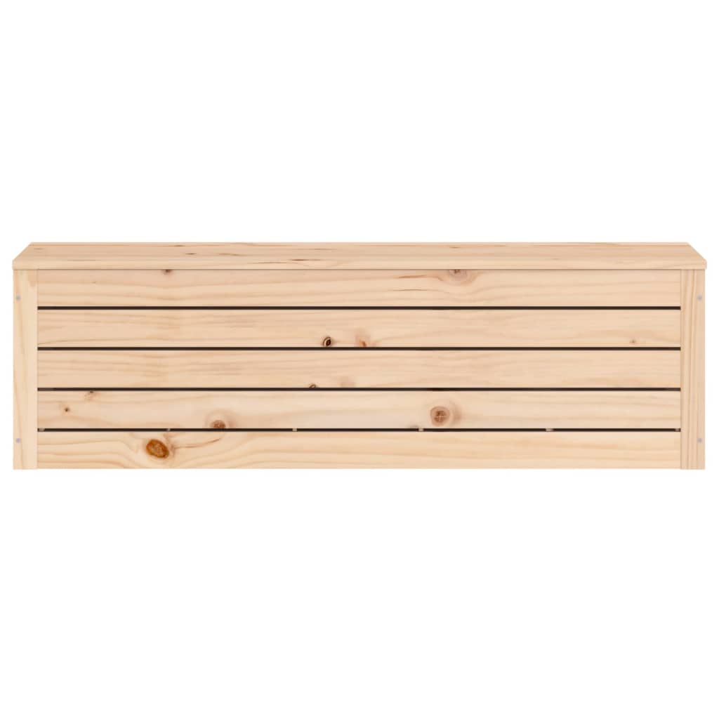 opbevaringskasse 109x36,5x33 cm massivt fyrretræ