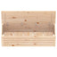 opbevaringskasse 109x36,5x33 cm massivt fyrretræ