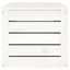 opbevaringskasse 109x36,5x33 cm massivt fyrretræ hvid