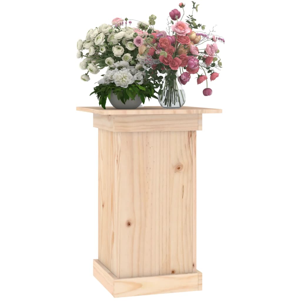blomsterstander 40x40x60 cm massivt fyrretræ