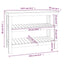 arbejdsbord 110,5x50x80 cm massivt fyrretræ hvid