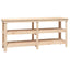 arbejdsbord 181x50x80 cm massivt fyrretræ