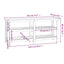 arbejdsbord 181x50x80 cm massivt fyrretræ