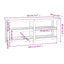 arbejdsbord 181x50x80 cm massivt fyrretræ hvid