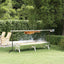 grillbakke 158x42x31 cm rustfrit stål sølvfarvet