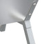 grillbakke 118x42x30,5 cm rustfrit stål sølvfarvet
