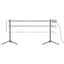 automatisk grill med motor 150x46,5x82,5 cm rustfrit stål
