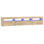 tv-skab med LED-lys 210x35x40 cm Sonoma-eg