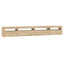 tv-skab med LED-lys 270x35x40 cm Sonoma-eg