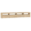 tv-skab med LED-lys 240x35x40 cm sonoma-eg