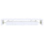 tv-skab med LED-lys 260x36,5x40 cm hvid