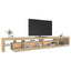 tv-bord med LED-lys 290x36,5x40 cm sonoma-eg
