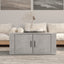 sofabord 80x50x36 cm konstrueret træ betongrå