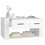 sofabord 80x50x40 cm konstrueret træ hvid