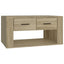 sofabord 80x50x40 cm konstrueret træ sonoma-eg