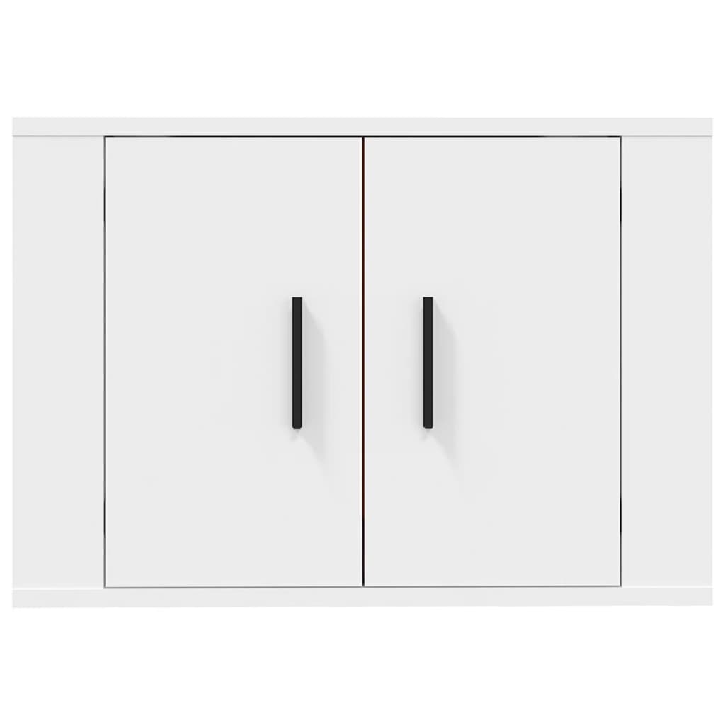 væghængt tv-skab 57x34,5x40 cm hvid
