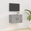 væghængt tv-skab 57x34,5x40 cm grå sonoma-eg