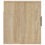 væghængt tv-skab 80x34,5x40 cm sonoma-eg