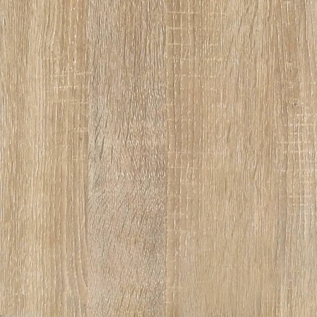 væghængt tv-skab 80x34,5x40 cm sonoma-eg
