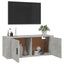 væghængt tv-skab 100x34,5x40 cm betongrå