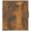 væghængt tv-skab 100x34,5x40 cm røget egetræ