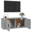 væghængt tv-skab 100x34,5x40 cm grå sonoma