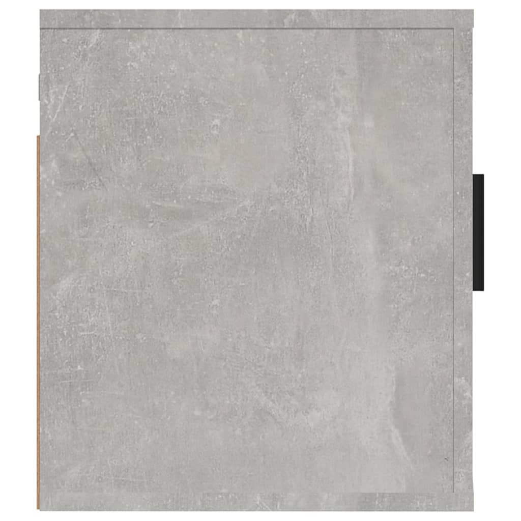 væghængt tv-skab 40x34,5x40 cm betongrå