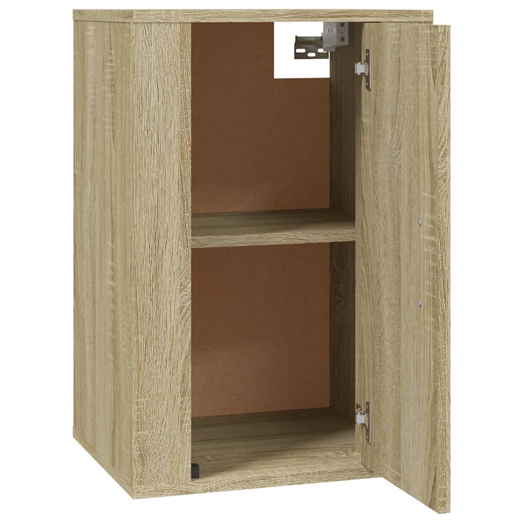 væghængt tv-skab 40x34,5x60 cm sonoma-eg