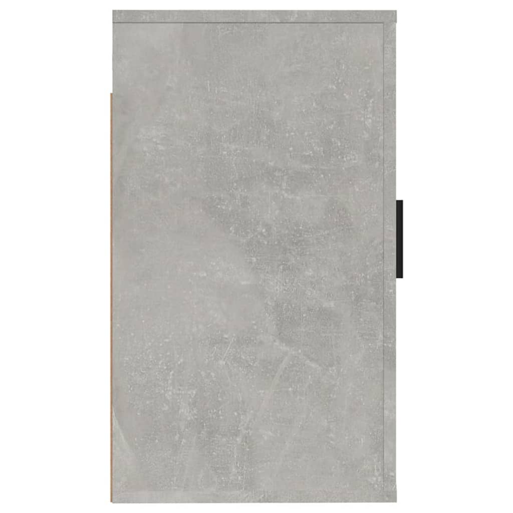 væghængt tv-skab 40x34,5x60 cm betongrå
