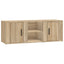 tv-bord 100x31,5x35 cm konstrueret træ sonoma-eg