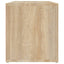 tv-bord 100x31,5x35 cm konstrueret træ sonoma-eg