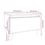 sidebord 50x46x35 cm konstrueret træ sonoma-eg