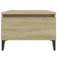 sidebord 50x46x35 cm konstrueret træ sonoma-eg