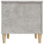 sofabord 60x44,5x45 cm konstrueret træ betongrå
