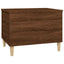 sofabord 60x44,5x45 cm konstrueret træ brun egetræsfarve