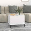 sofabord 60x44,5x45 cm konstrueret træ hvid
