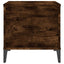 sofabord 60x44,5x45 cm konstrueret træ røget egetræsfarve
