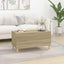 sofabord 90x44,5x45 cm konstrueret træ sonoma-eg