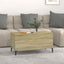 sofabord 90x44,5x45 cm konstrueret træ sonoma-eg