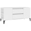 tv-bord 102x44,5x50 cm konstrueret træ hvid